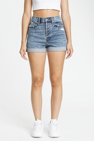 Olivia High Rise Mom Shorts