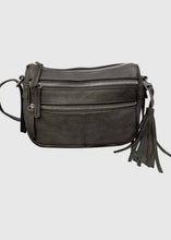 Load image into Gallery viewer, Leather Crossbody Tassel Shoulder Bag
