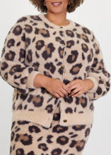 Load image into Gallery viewer, Extended Leopard Button Cardigan
