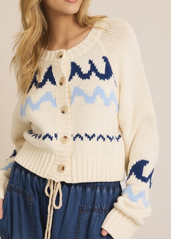 Waves Cardigan