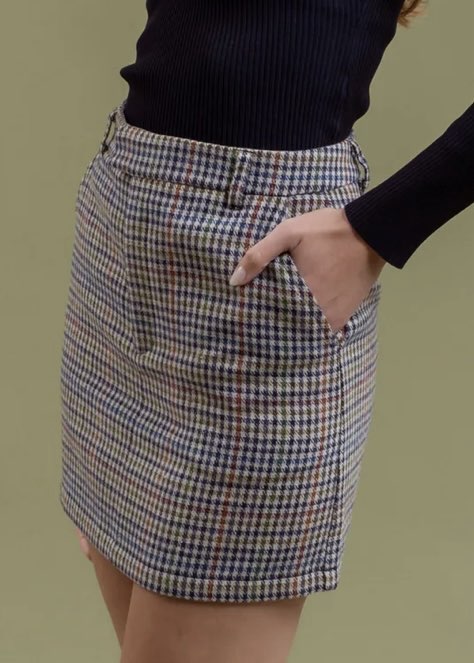 Veronica Plaid Mini Skirt