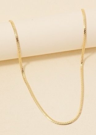 Gold Dipped Snake Chain Necklace