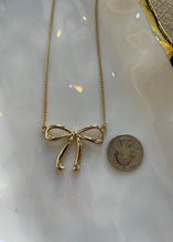 Load image into Gallery viewer, Large Bow Pendant Necklace
