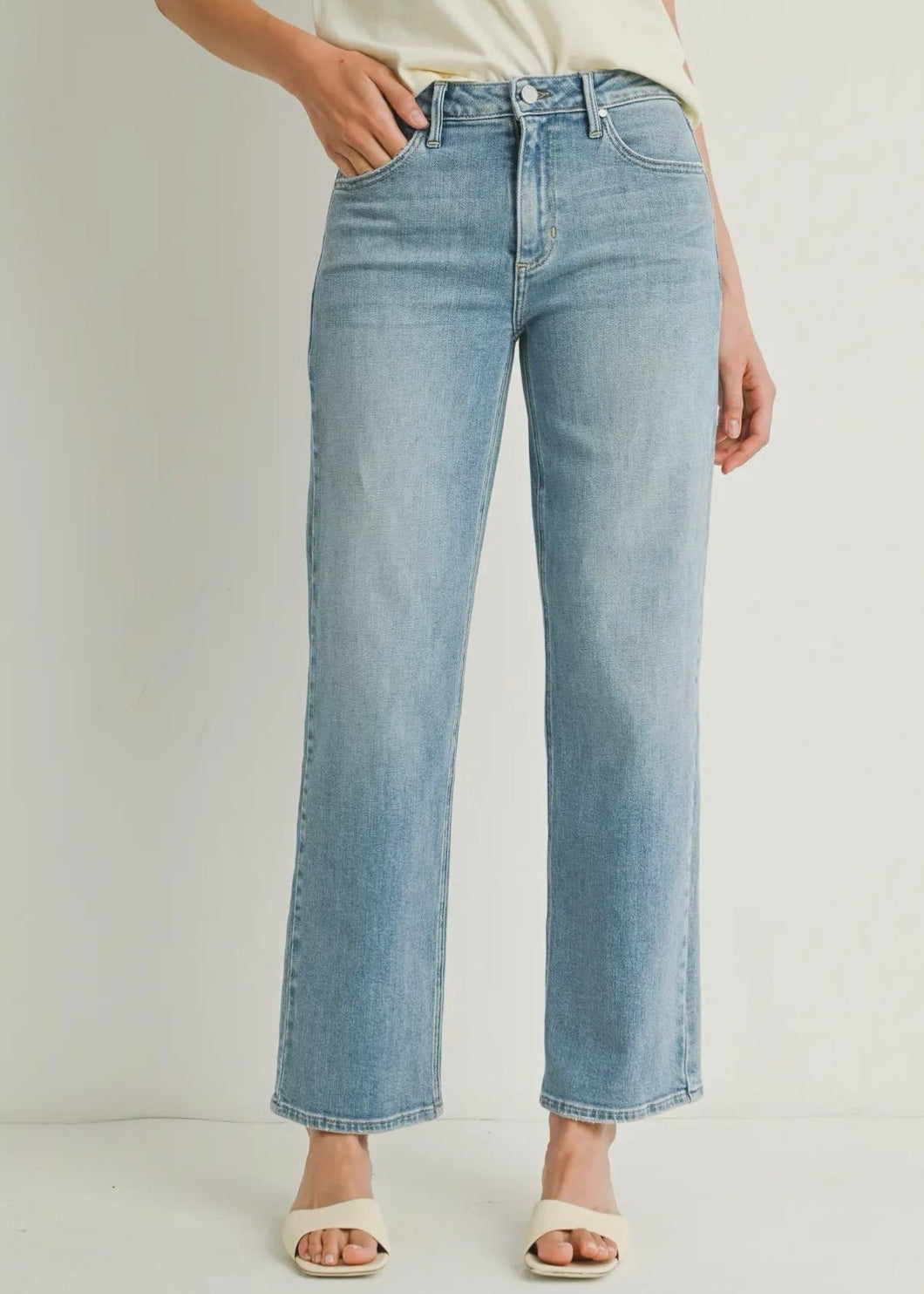 Just Black Stretchy Straight Jean