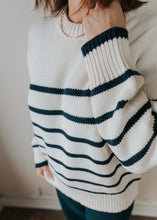 Load image into Gallery viewer, Boyfriend Stripe Sweater
