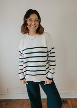 Load image into Gallery viewer, Boyfriend Stripe Sweater
