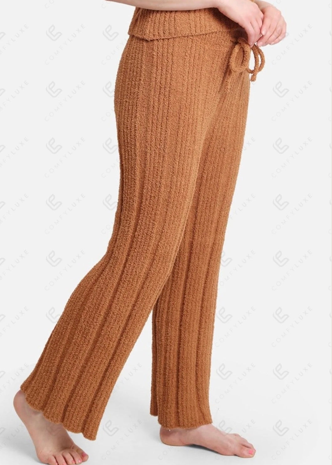 Soft ribbed pant