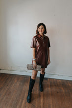 Load image into Gallery viewer, Kristen Faux Leather Dress
