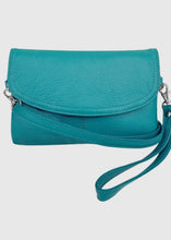 Load image into Gallery viewer, Leather Convertible Crossbody Clutch
