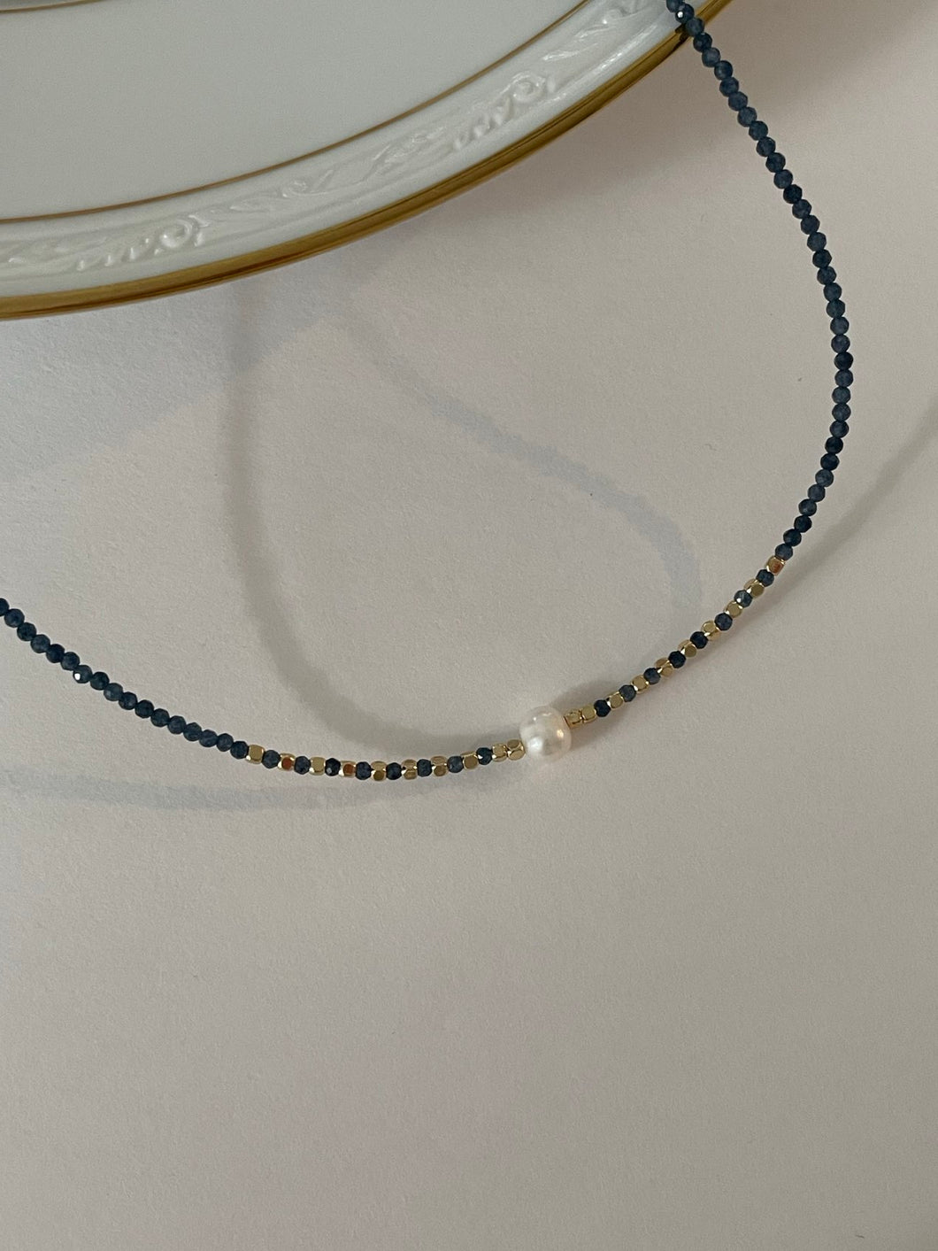 Pearl and Seed Bead Necklace